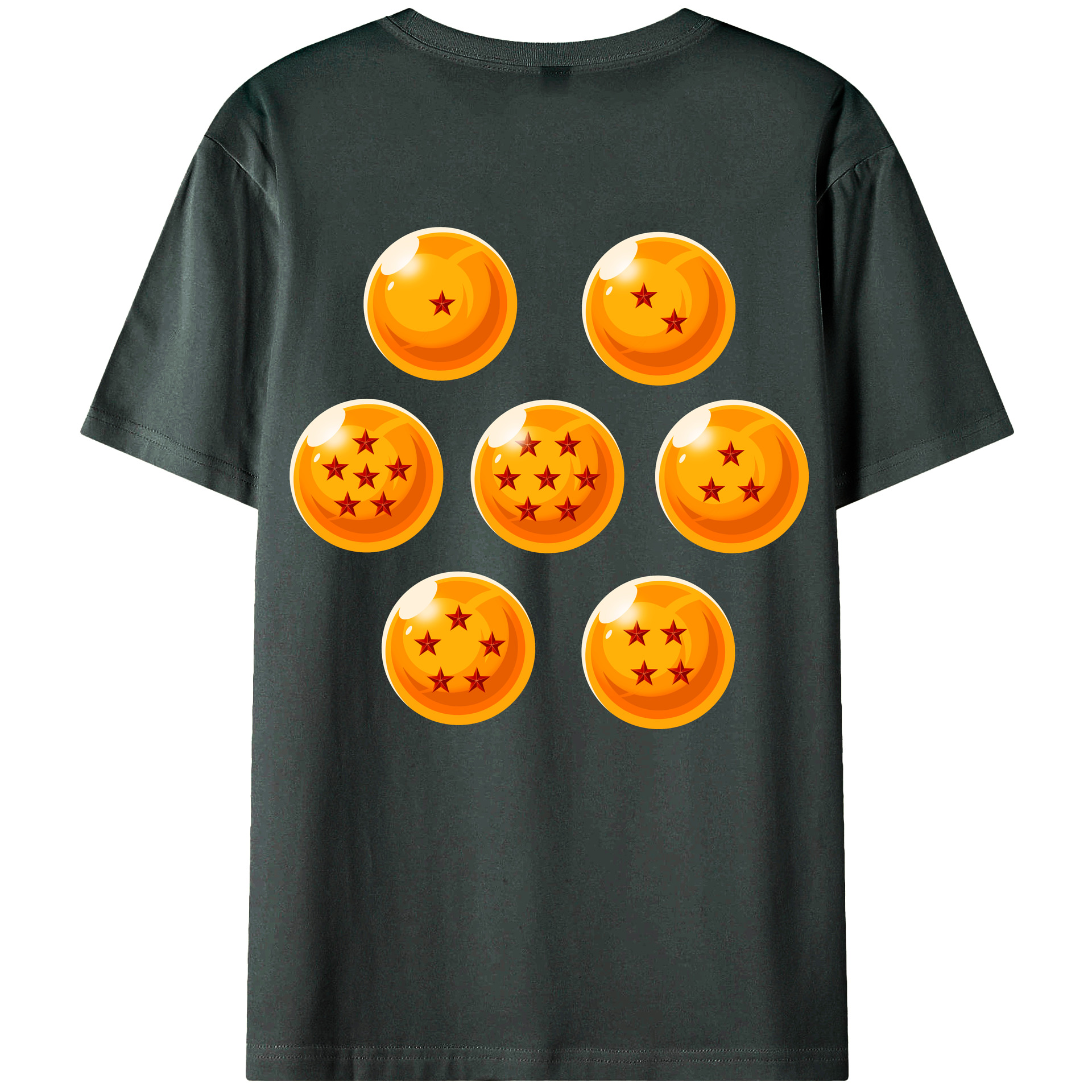 （画像用） ドラゴンボール DRAGON BALL 綿100％ メンズ半袖Tシャツ（バックプリント） 通気性